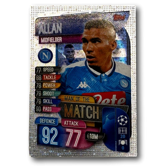 Topps Match Attax 2019/20 - Man of the Match / Midfielder - Allan
