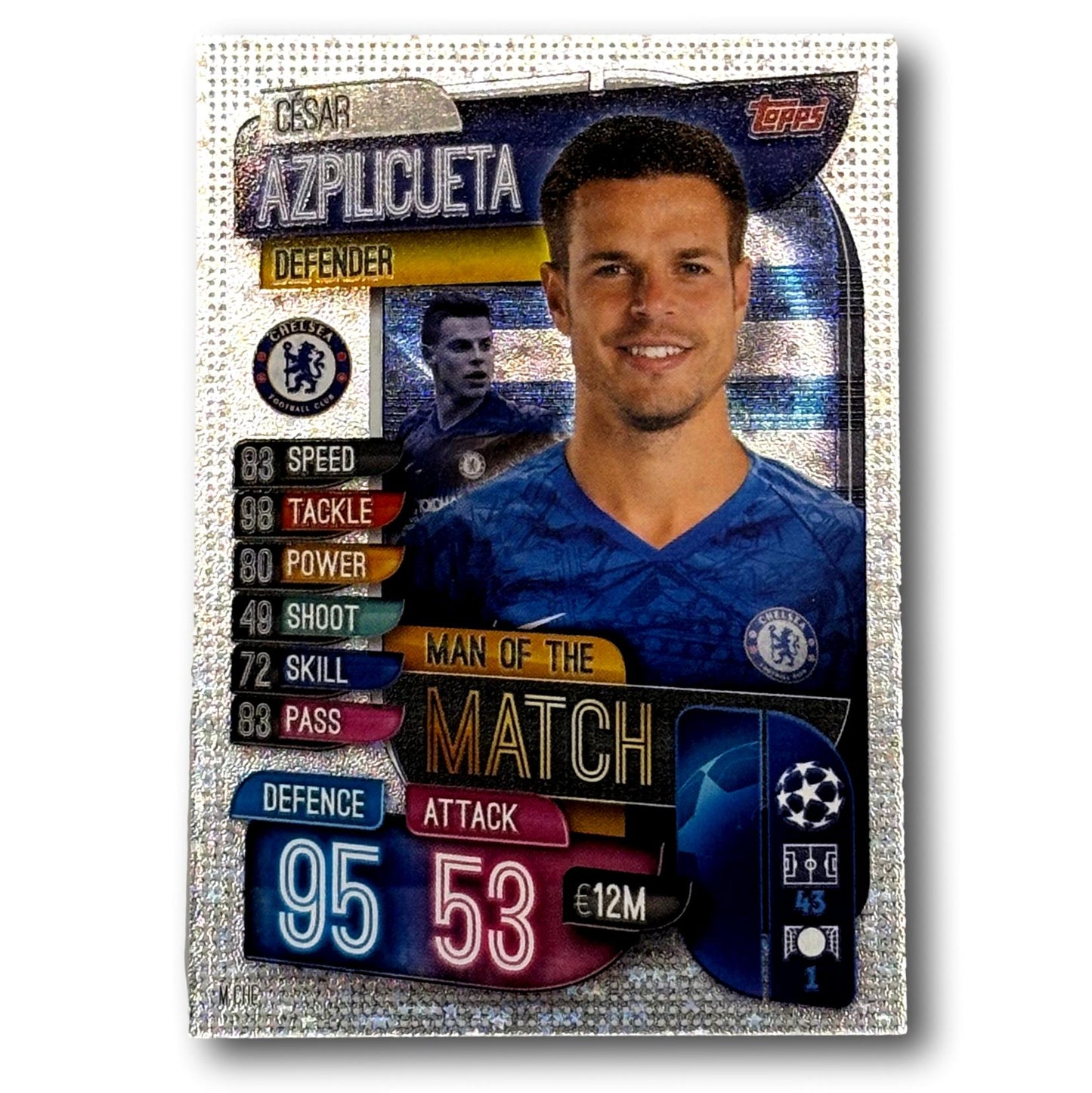 Topps Match Attax 2019/20 - Defender - Cesar Azpilicueta