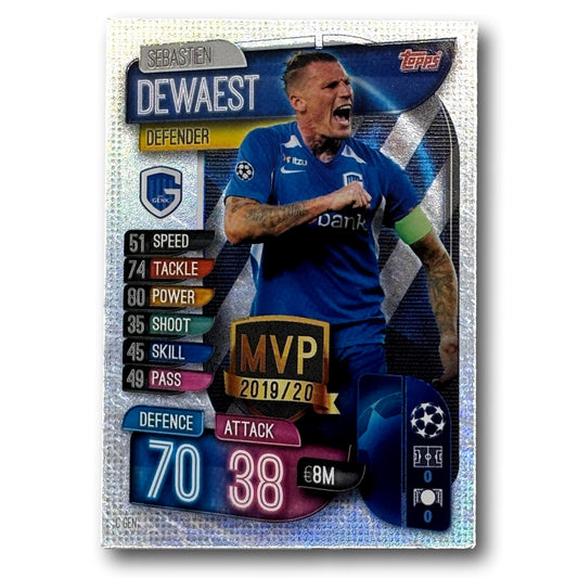 Topps Match Attax 2019/20 - MVP / Defender - Sébastien Dewaest