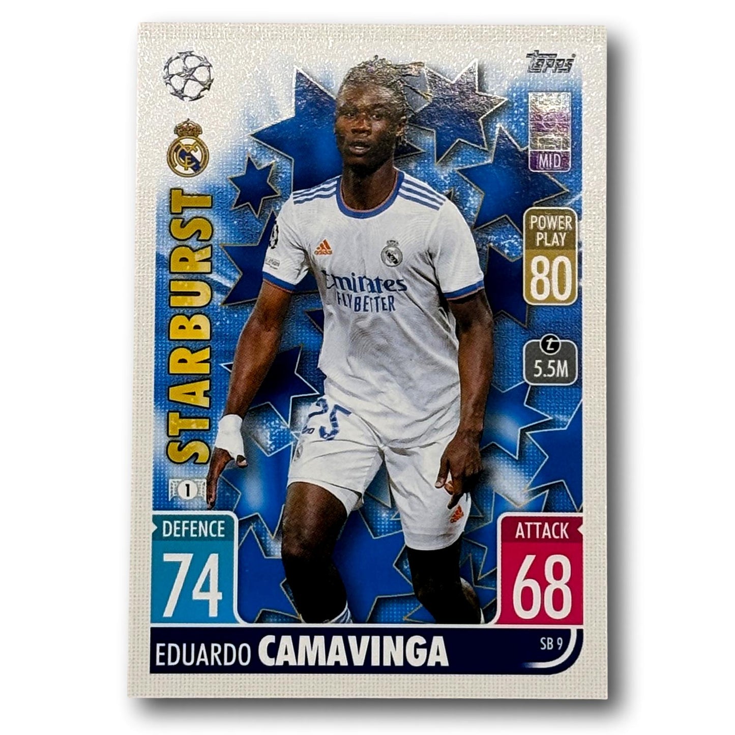 Topps Match Attax 2021-22 - Starburst - Eduardo Camavinga
