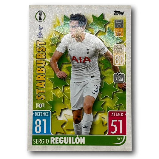 Topps Match Attax 2021-22 - Starburst - Sergio Reguilón