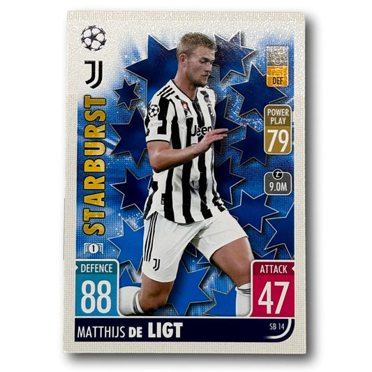 Topps Match Attax 2021/22 - Starburst - Matthijs de Ligt