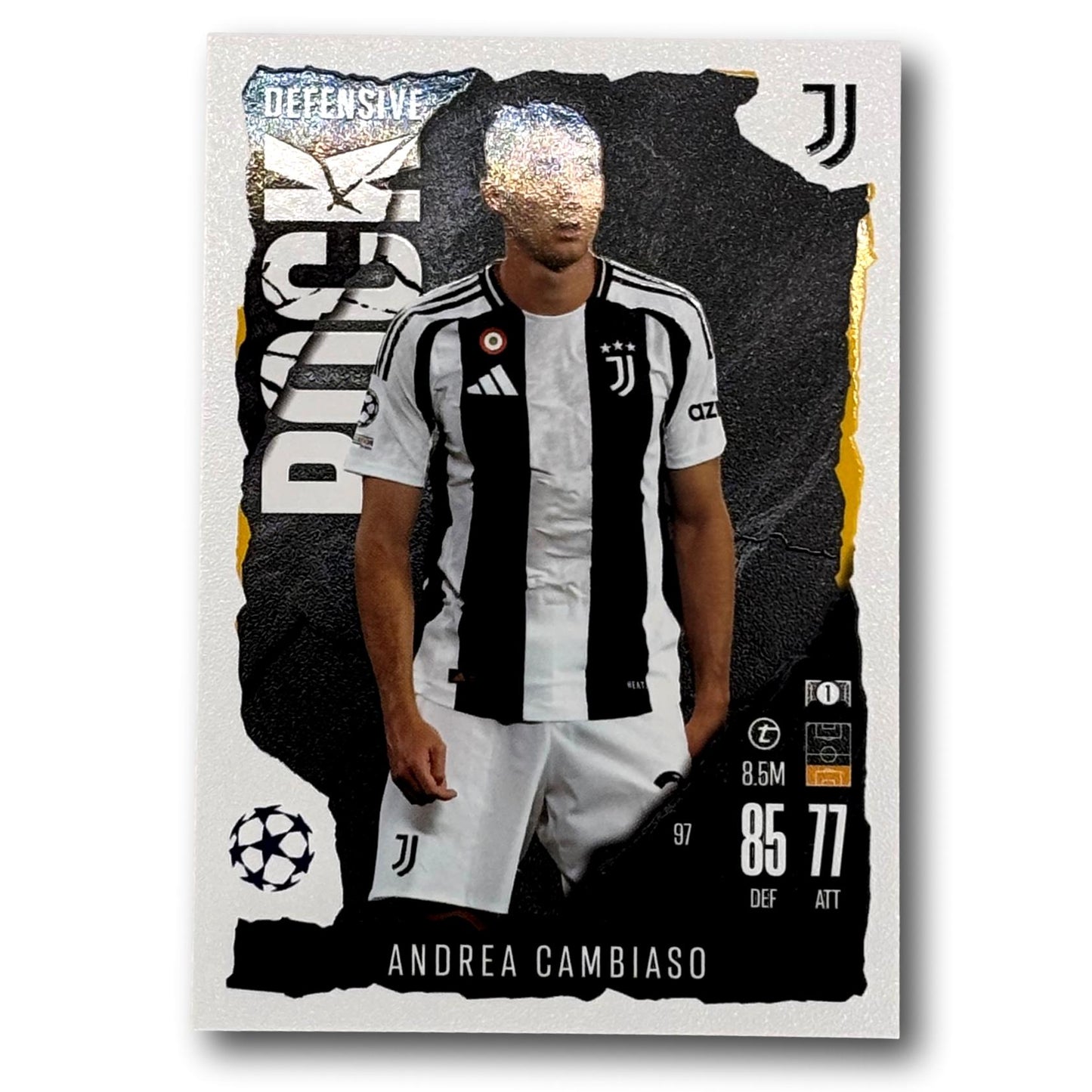 Topps Match Attax 2024/25 - Roche défensive - Andrea Cambiaso