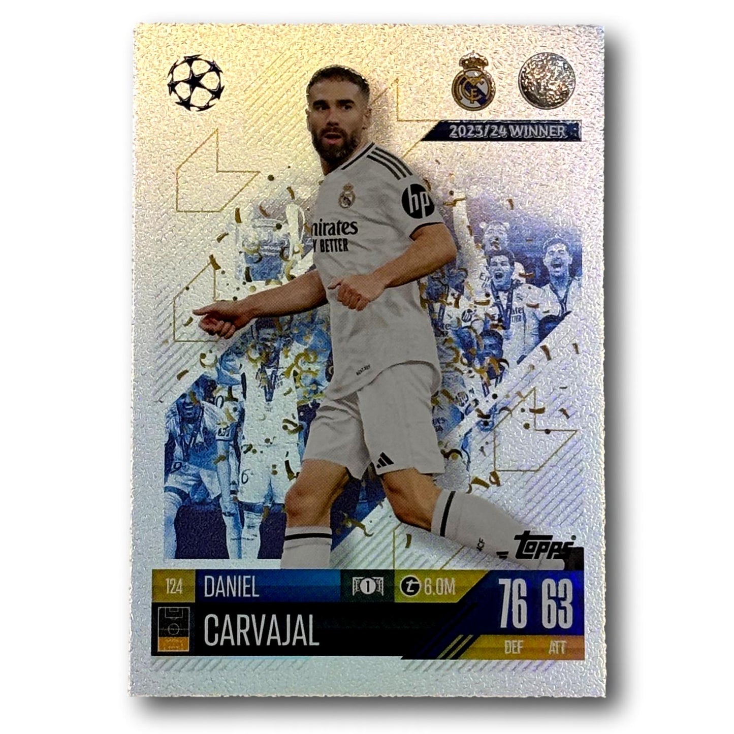 Topps Match Attax 2024/25 - Vainqueur 2023/24 : Daniel Carvajal