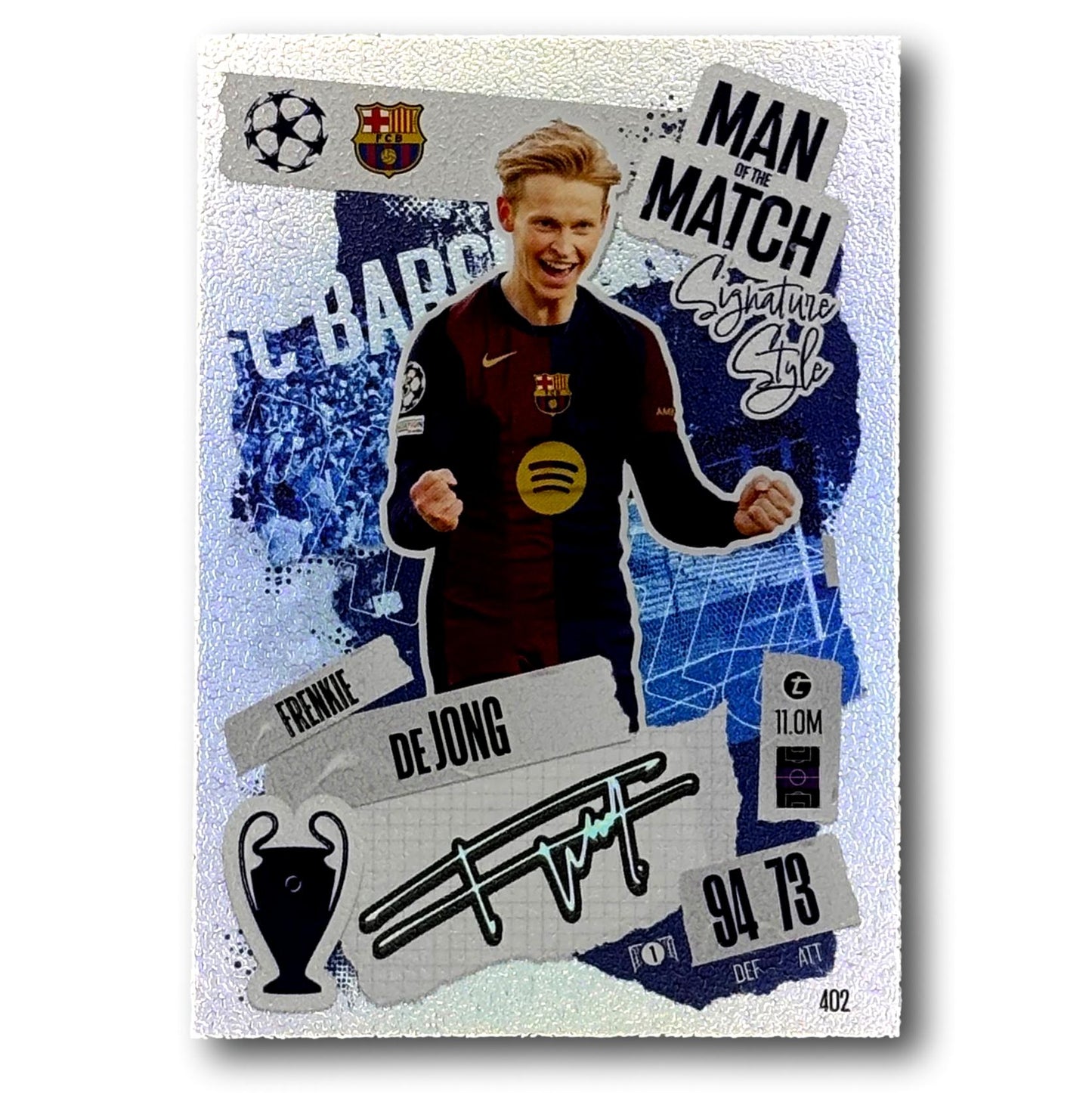 Topps Match Attax 2024/25 - Man of the Match / Signature Style - Frenkie de Jong
