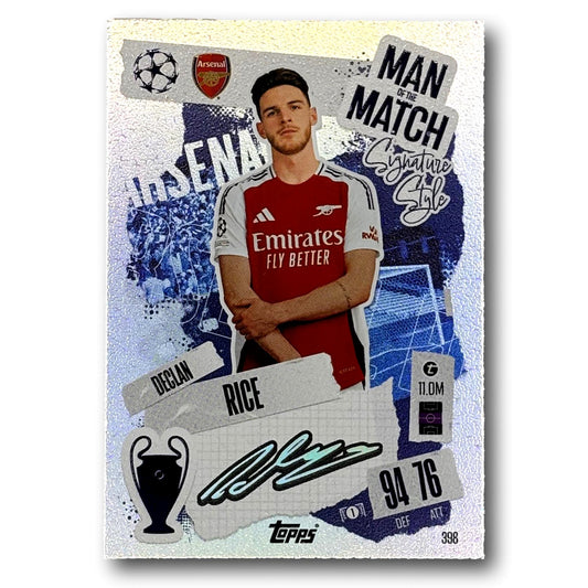 Topps Match Attax 2024/25 - Man of the Match / Signature Style - Declan Rice