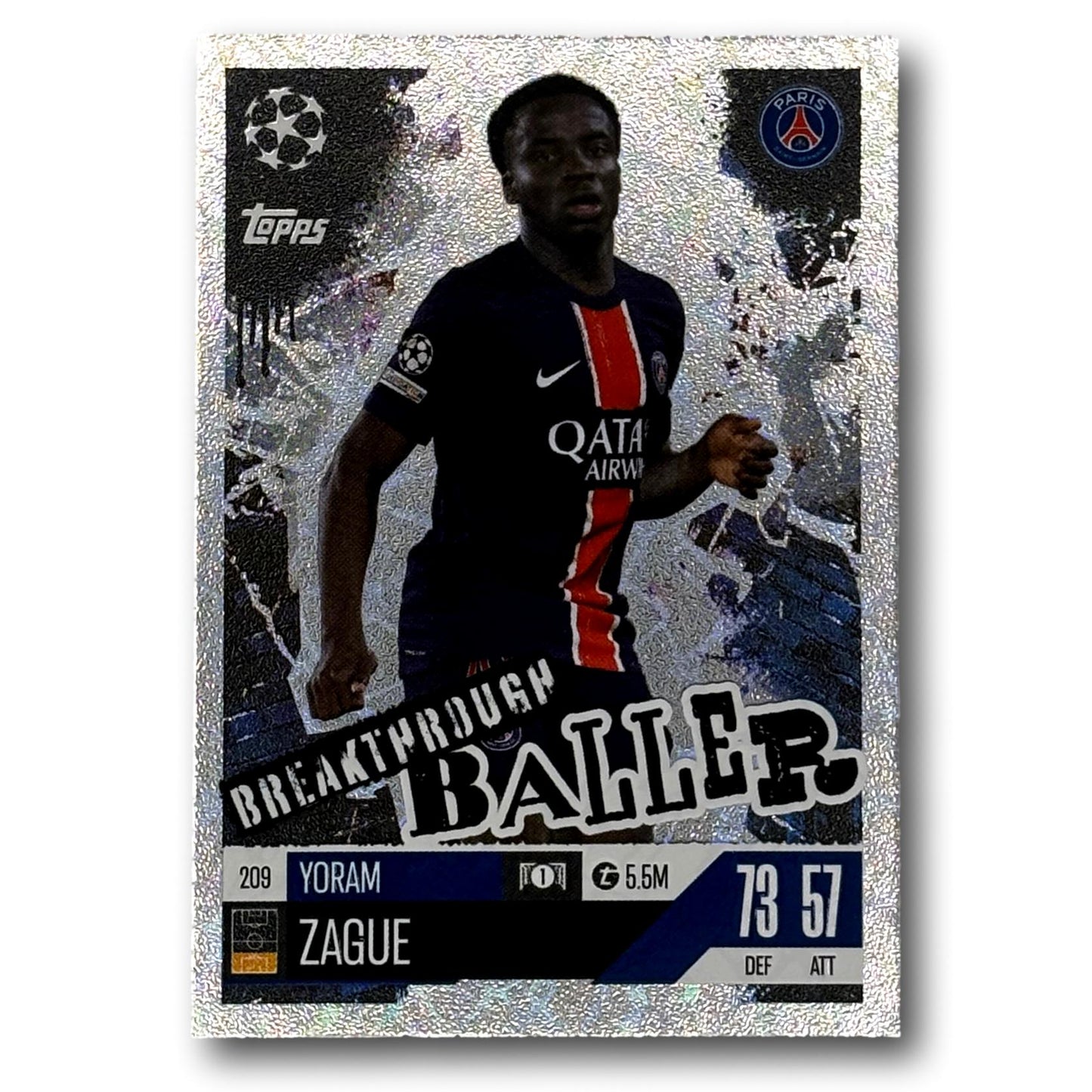 Topps Match Attax 2024/25 - Breakthrough Baller - Yoram Zague