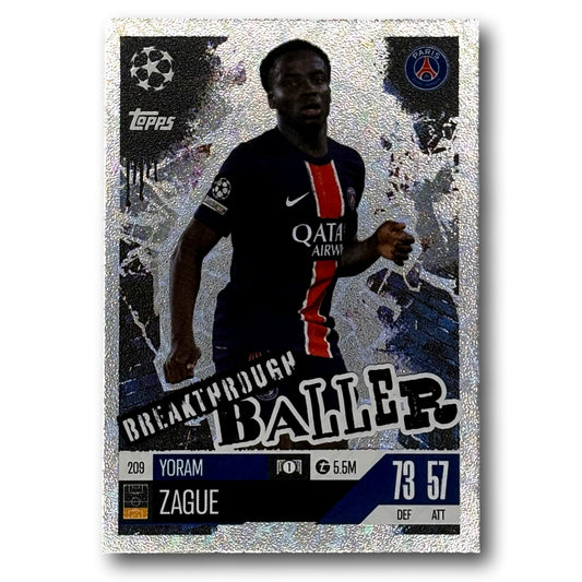 Topps Match Attax 2024/25 - Breakthrough Baller - Yoram Zague