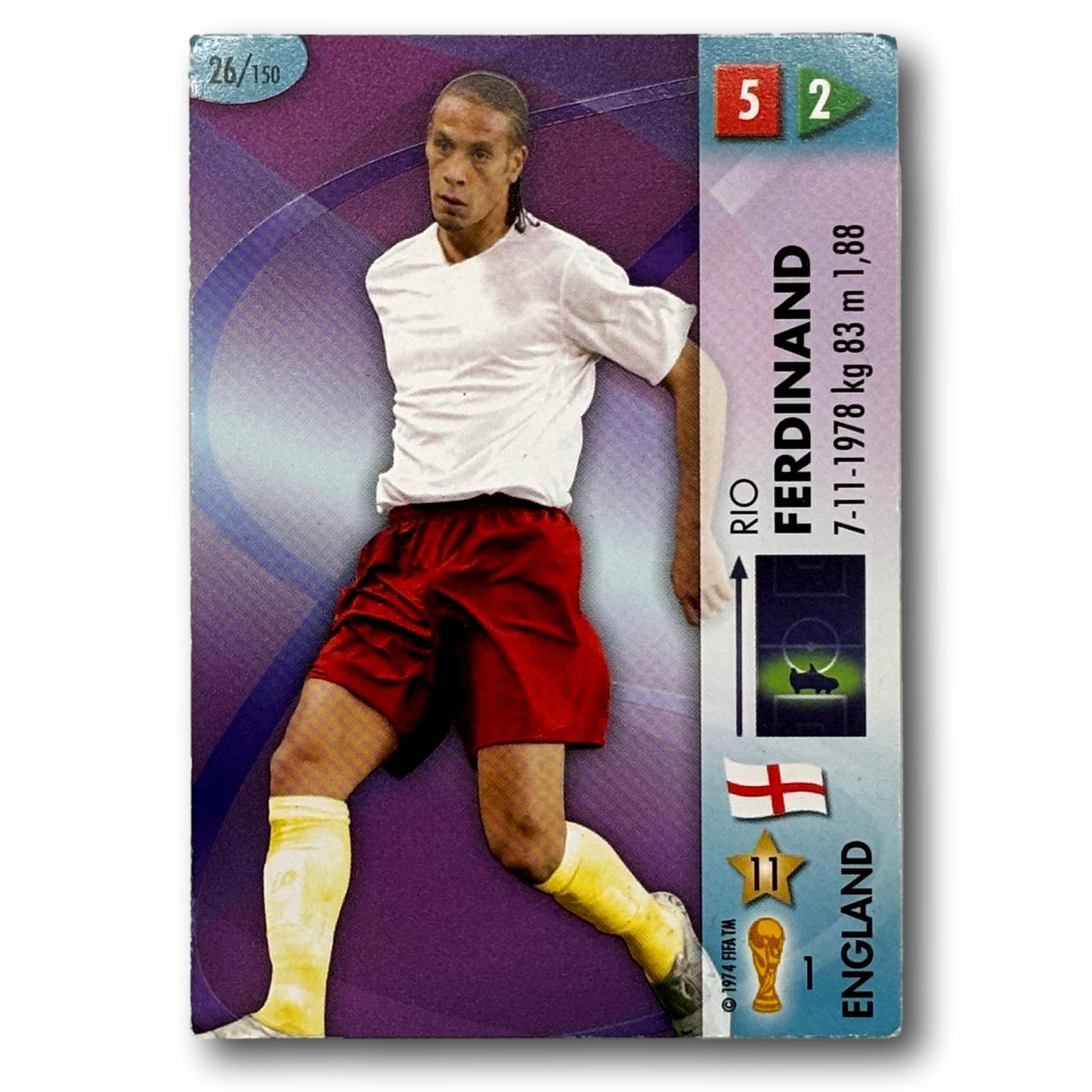 Panini Coupe du Monde de la FIFA 2006 - Rio Ferdinand