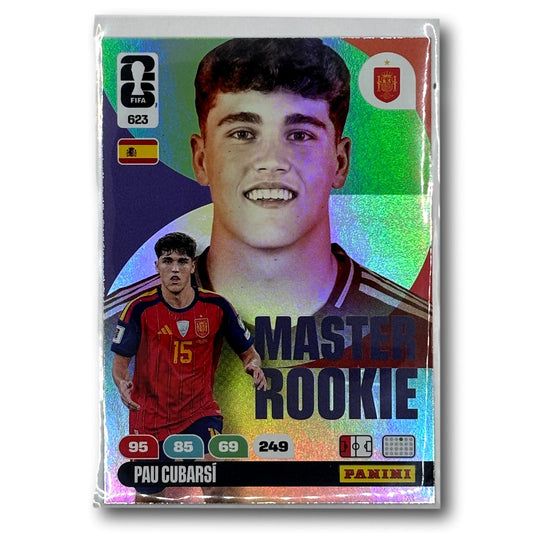 Adrenalyn FIFA World Cup 2026 - Master Rookie - Pau Cubarsí #623