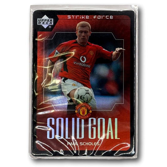 Upper Deck 2003 - Strike Force - Solid Goal - Manchester United - Paul Scholes
