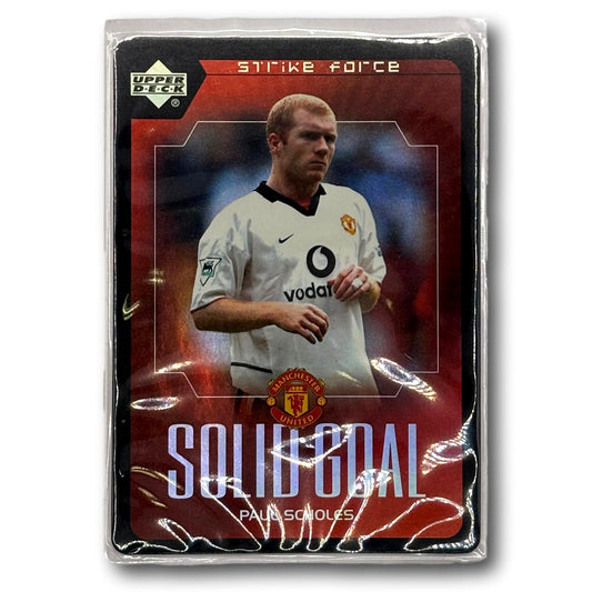 Upper Deck 2003 - Strike Force - Solid Goal - Manchester United - Paul Scholes