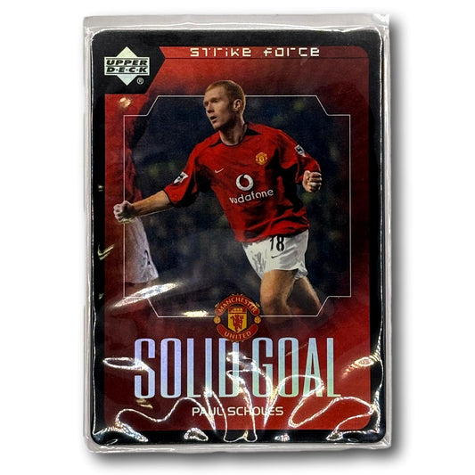 Upper Deck 2003 - Strike Force - Solid Goal - Manchester United - Paul Scholes
