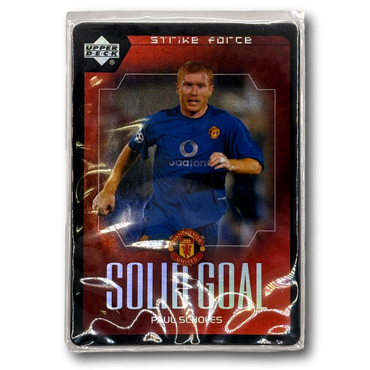 Upper Deck 2003 - Strike Force - Solid Goal - Manchester United - Paul Scholes