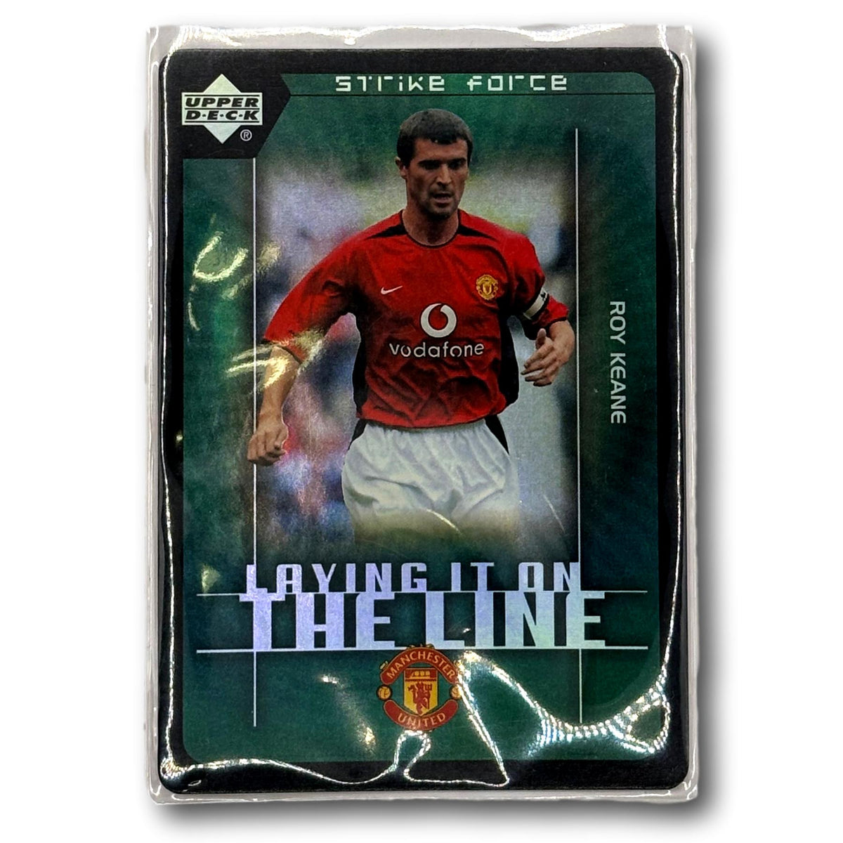 Upper Deck 2003 - Strike Force - Laying it on the line - Manchester United - Roy Keane