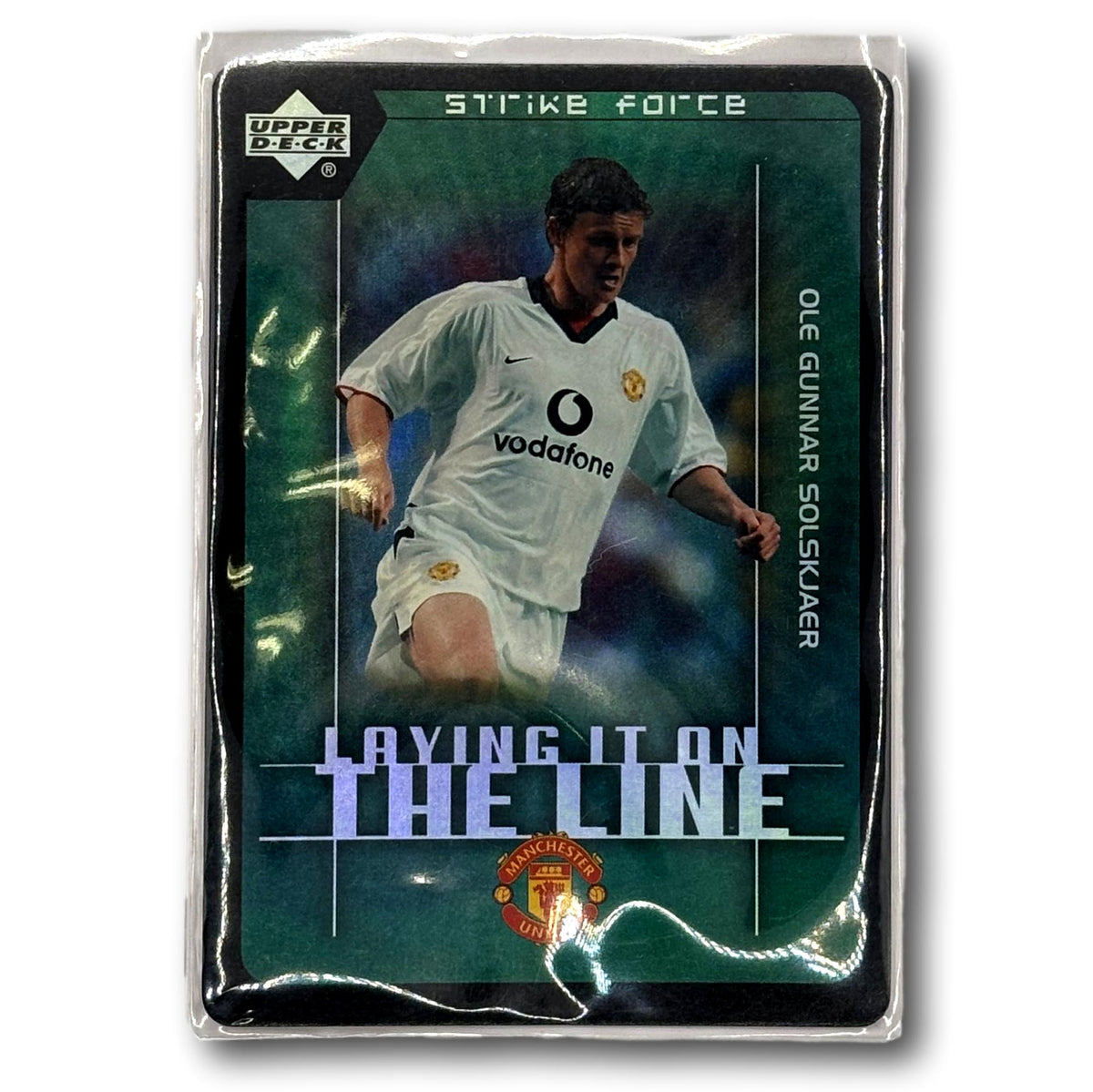 Upper Deck 2003 - Strike Force - Laying it on the line - Manchester United - Ole Gunnar Solskjaer