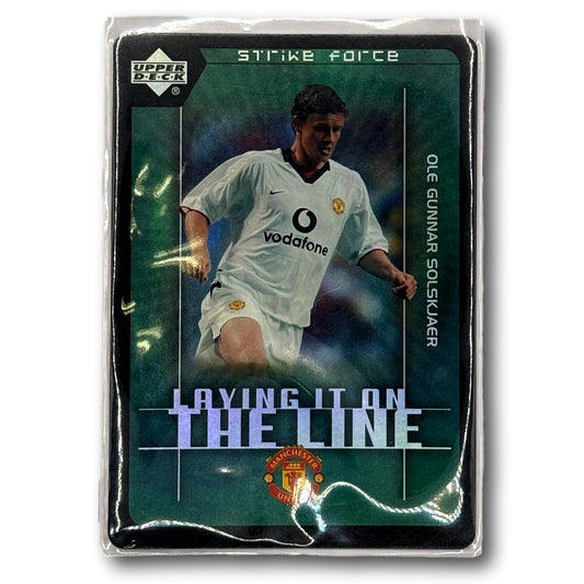 Upper Deck 2003 - Strike Force - Laying it on the line - Manchester United - Ole Gunnar Solskjaer