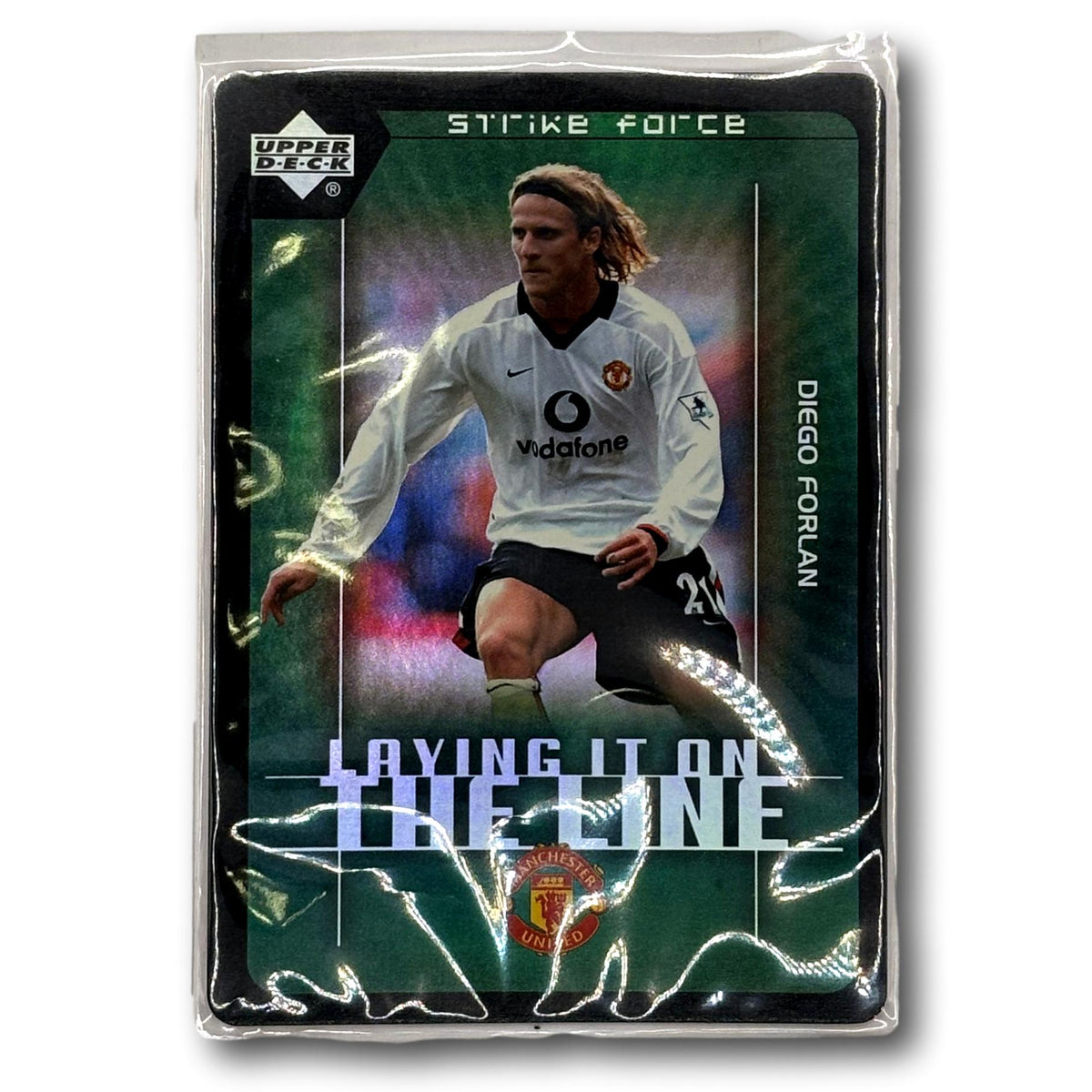 Upper Deck 2003 - Strike Force - Laying it on the line - Manchester United - Diego Forlan