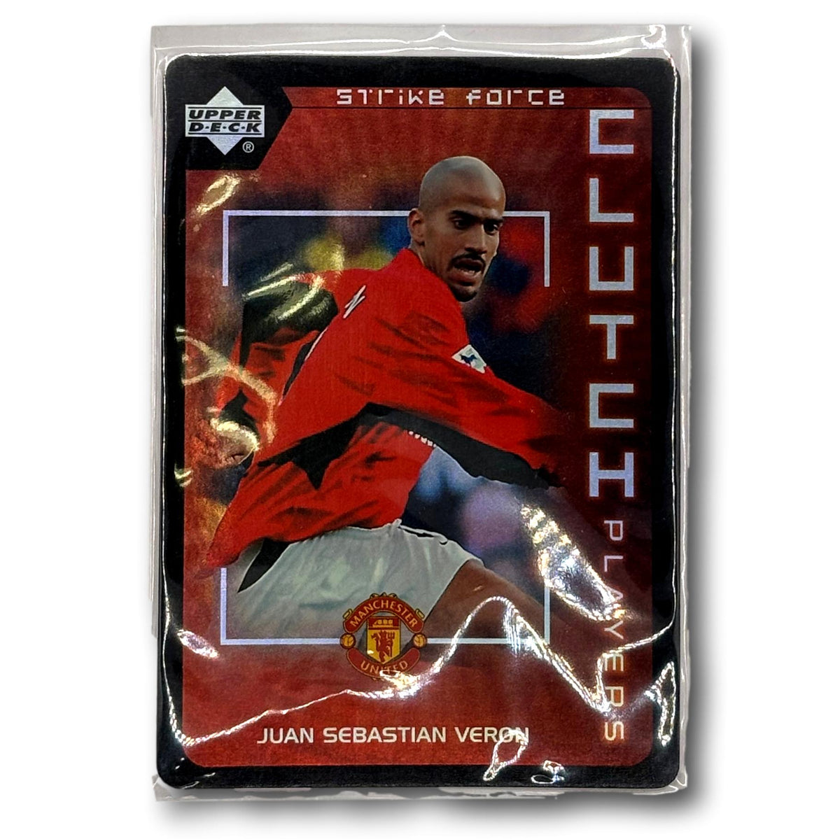 Upper Deck 2003 - Strike Force - Clutch Players - Manchester United - Juan Sebastian Veron