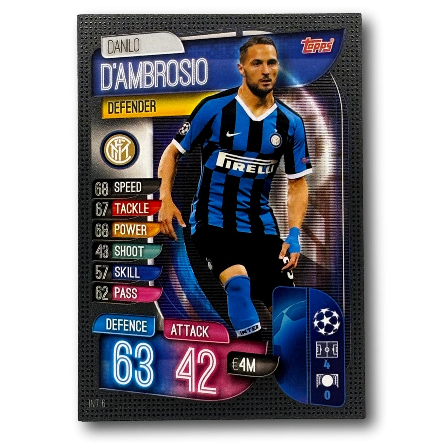 Topps Match Attax 2019/20 - Défenseur - Danilo D'Ambrosio
