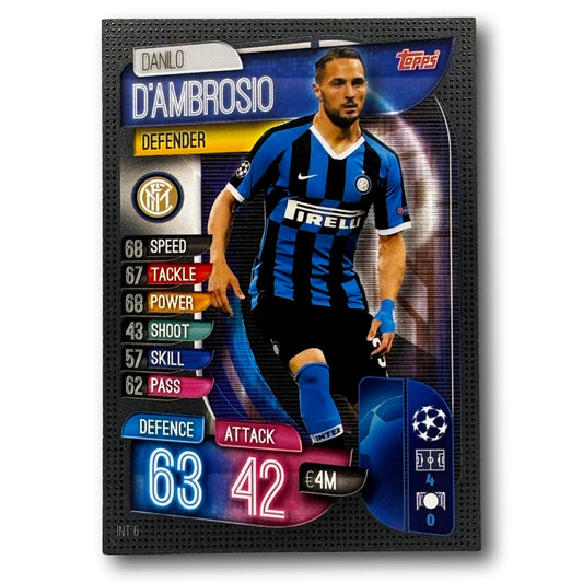 Topps Match Attax 2019/20 - Defender - Danilo D'Ambrosio