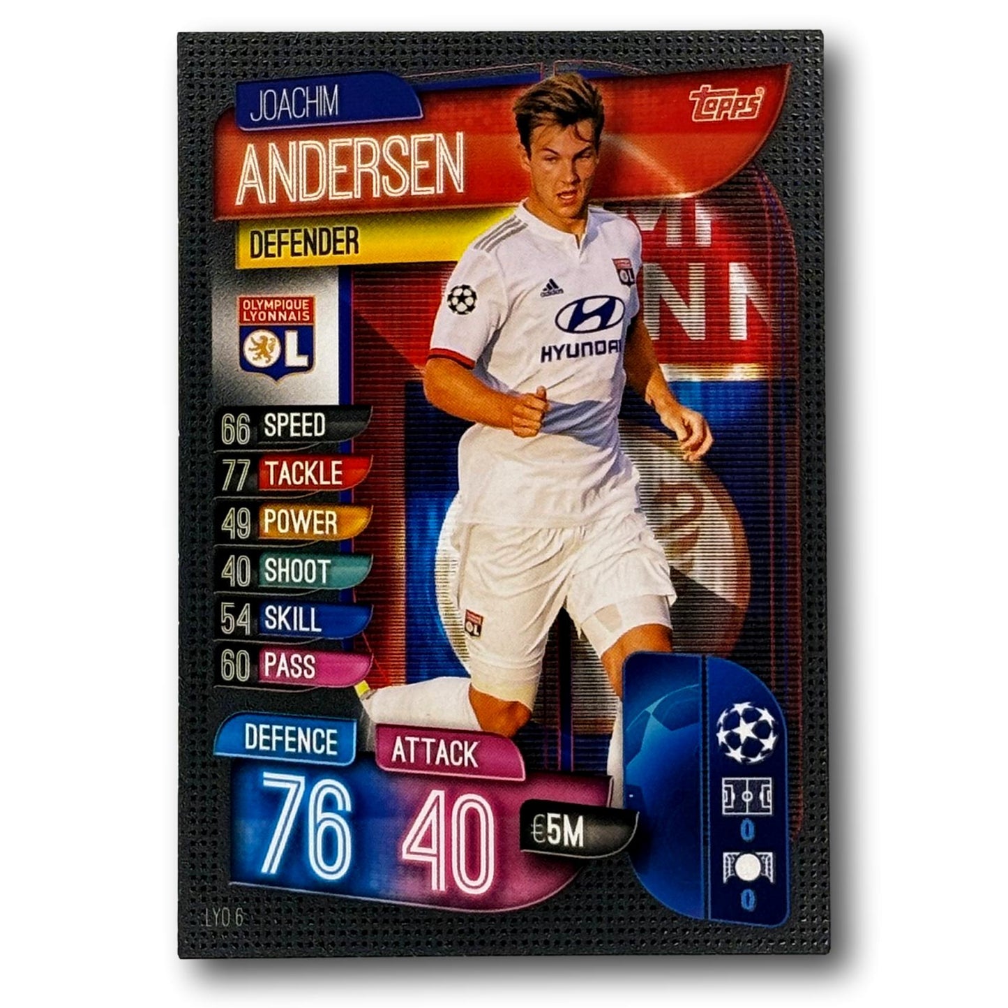 Topps Match Attax 2019/20 - Défenseur - Joachim Andersen
