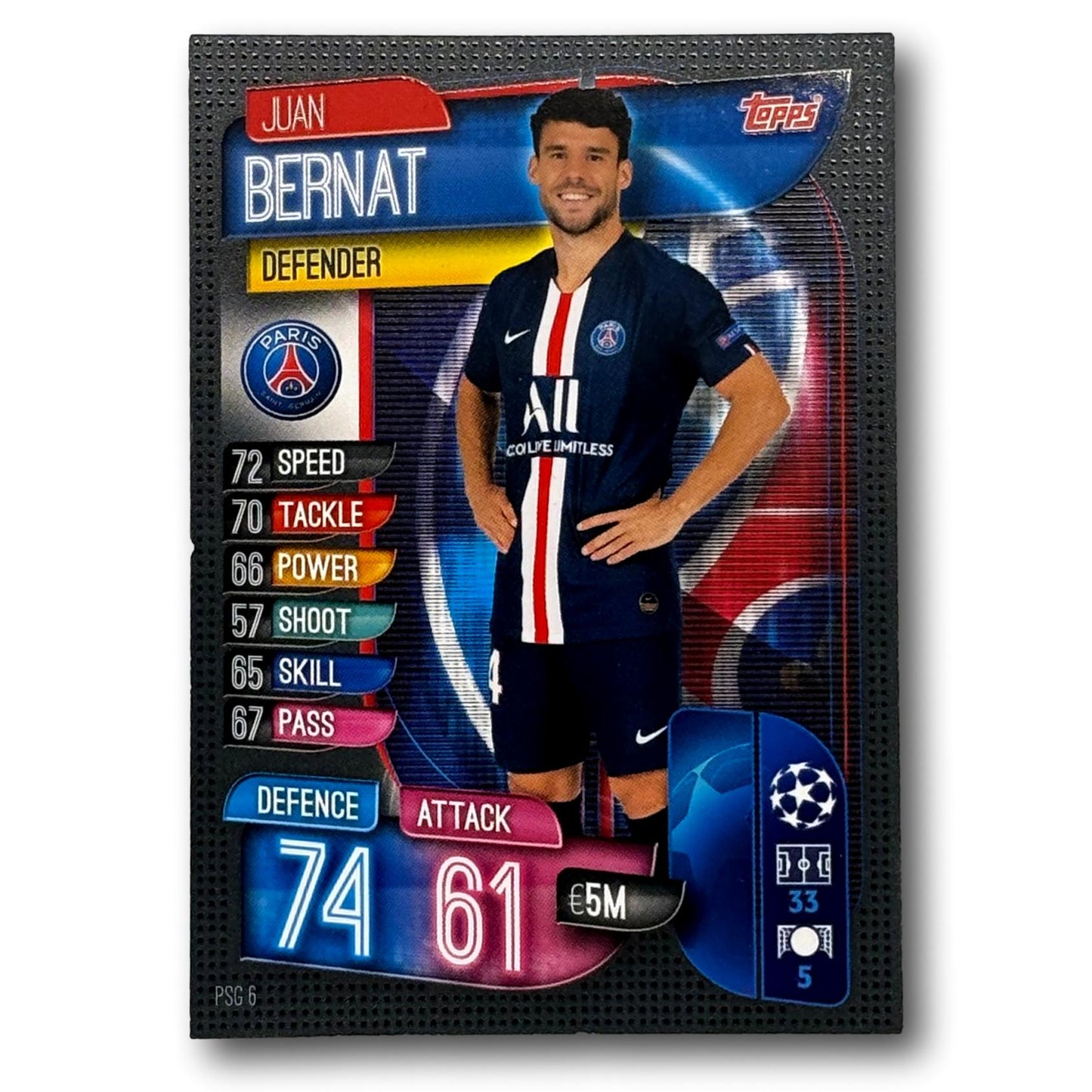 Topps Match Attax 2019/20 - Défenseur - Juan Bernat