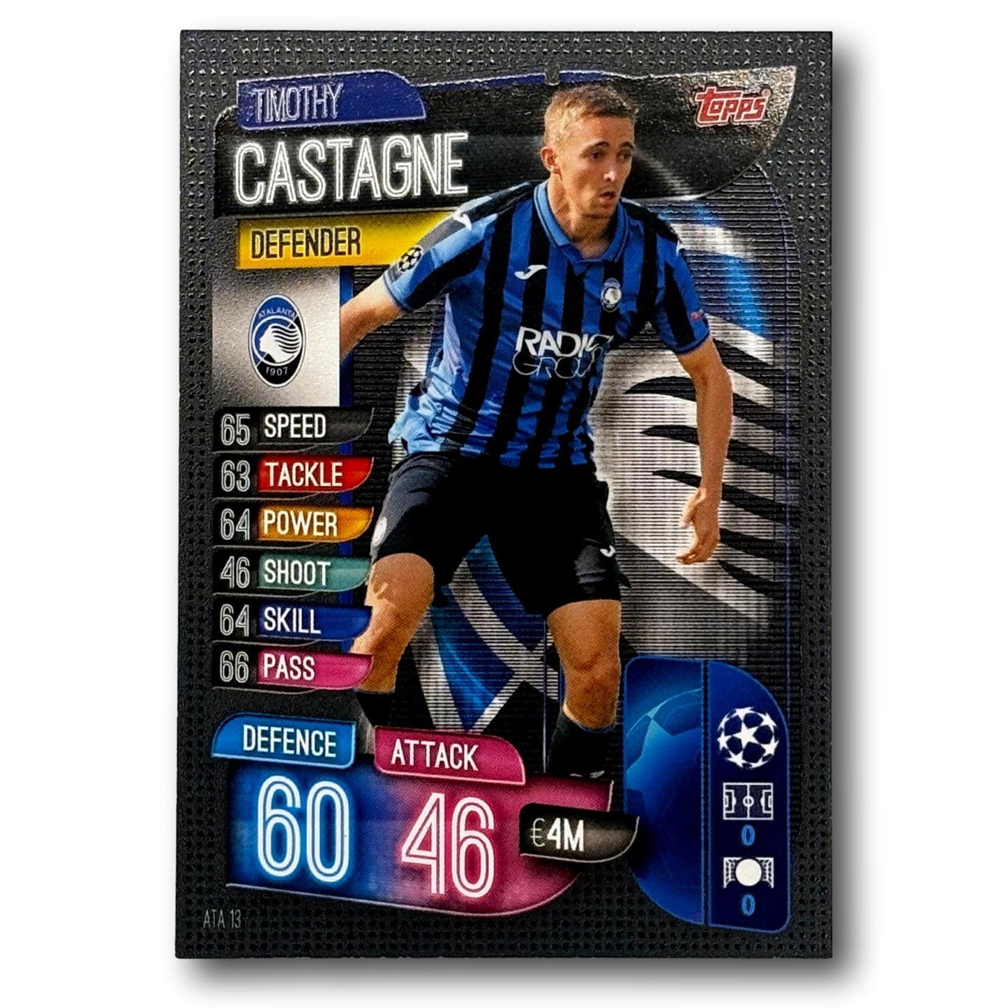 Topps Match Attax 2019/20 - Défenseur - Timothy Castagne