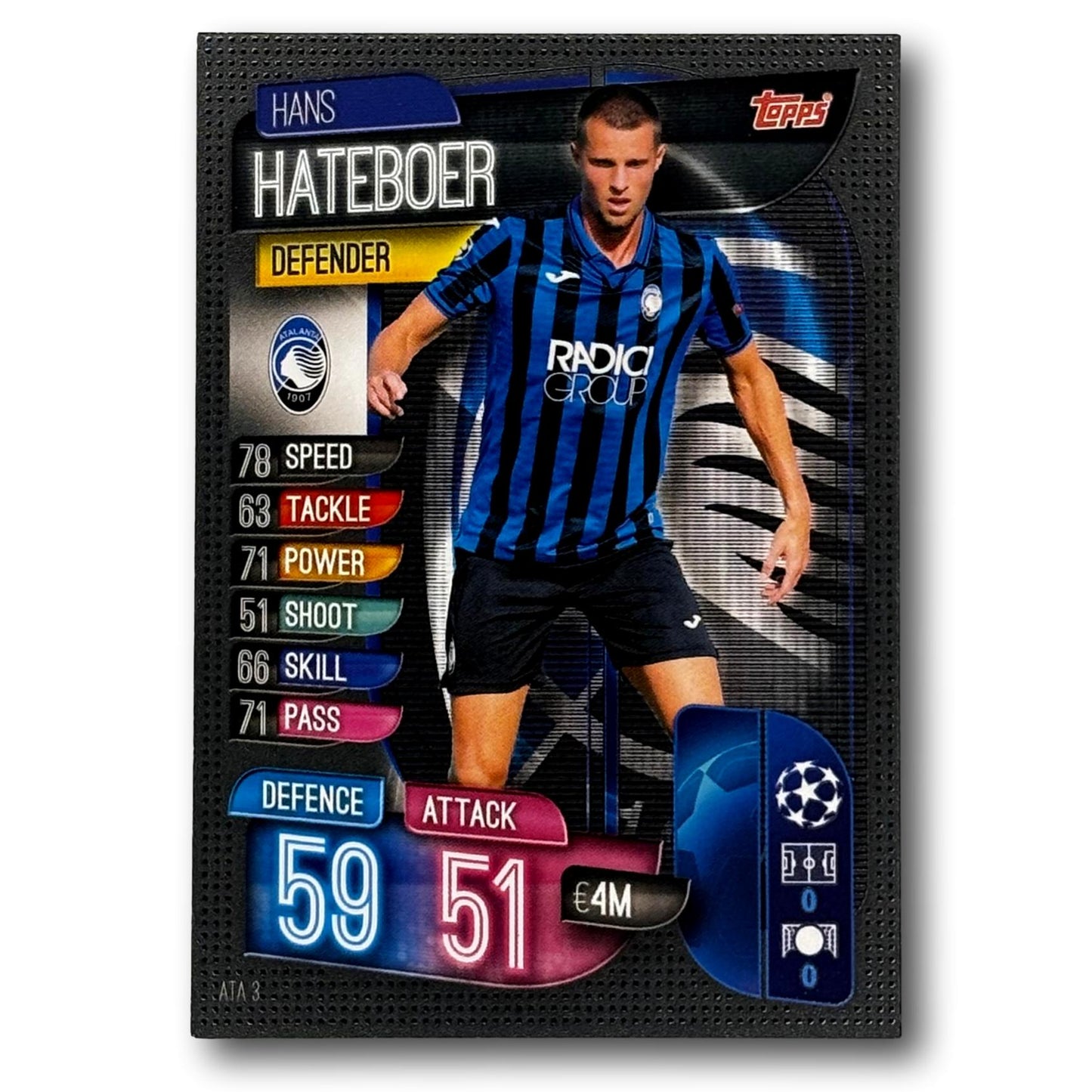 Topps Match Attax 2019/20 - Défenseur - Hans Hateboer