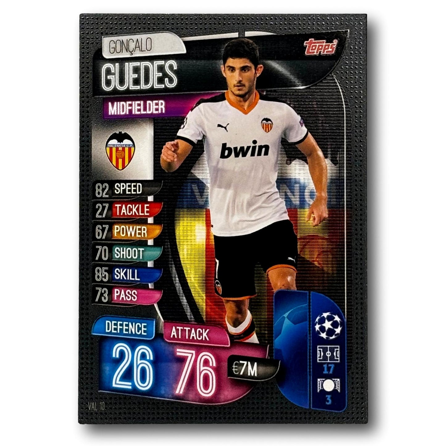 Topps Match Attax 2019/20 - Milieu de terrain - Gonçalo Guedes