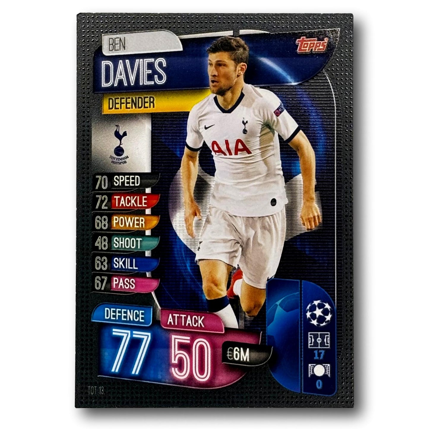 Carte Topps Match Attax 2019/20 - Défenseur - Ben Davies