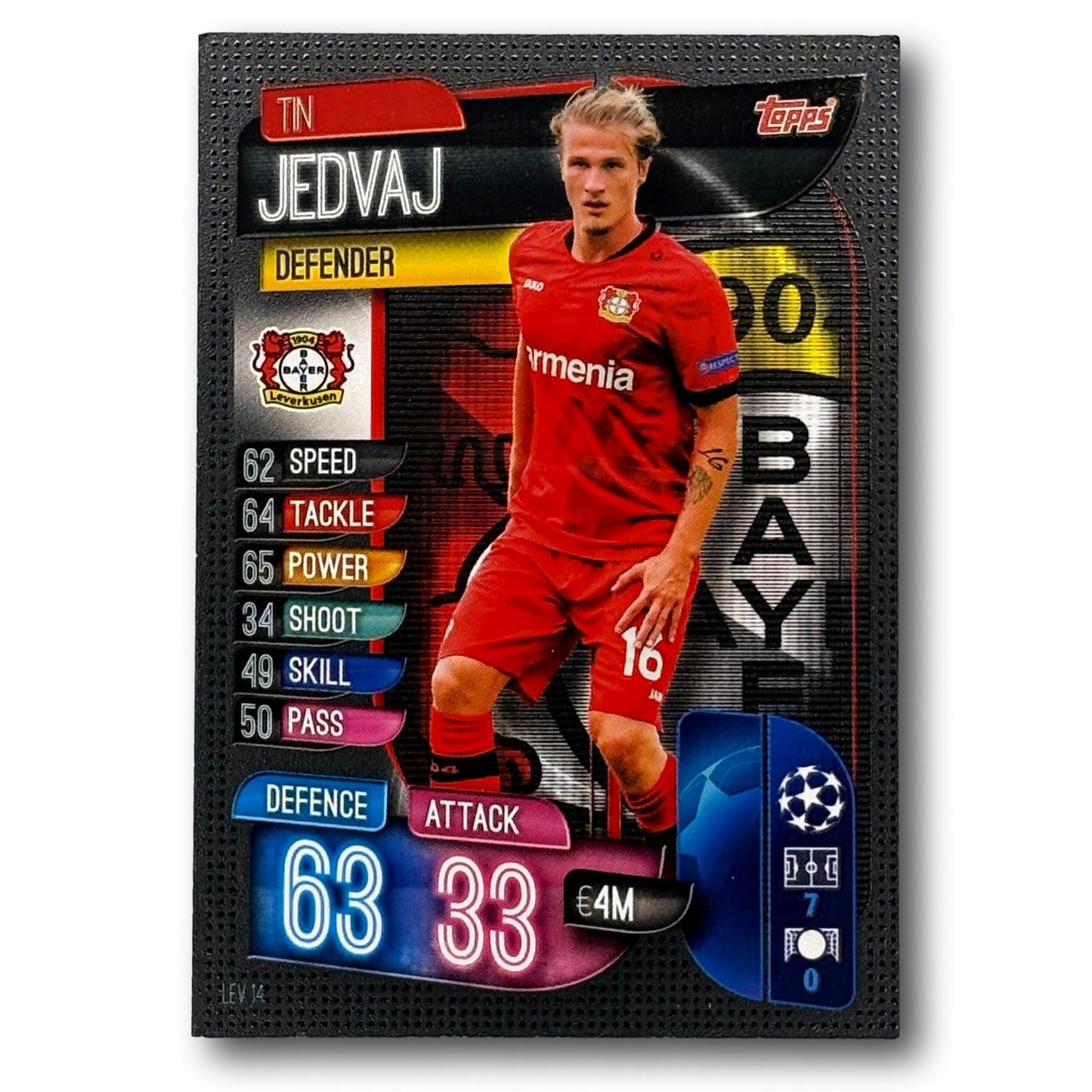Topps Match Attax 2019/20 - Défenseur - Tin Jedvaj