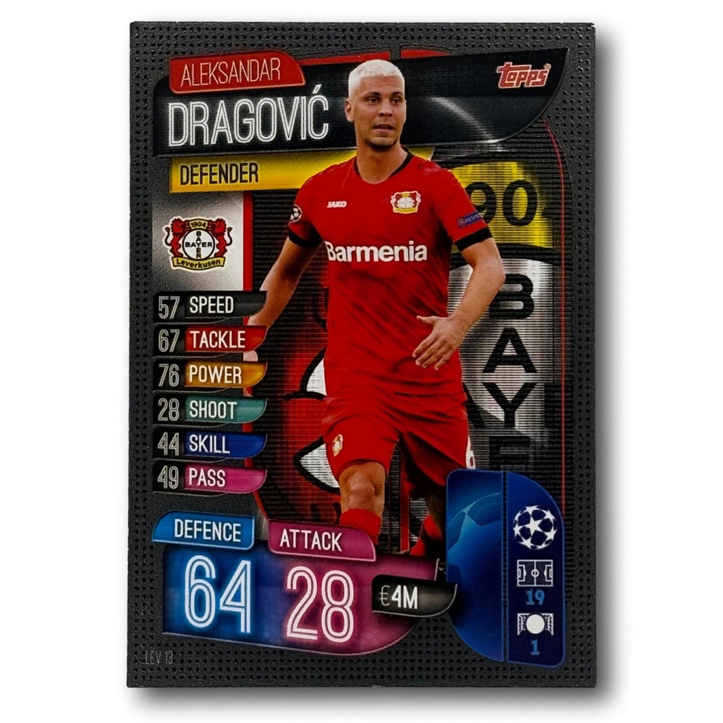 Topps Match Attax 2019/20 - Défenseur - Aleksandar Dragović