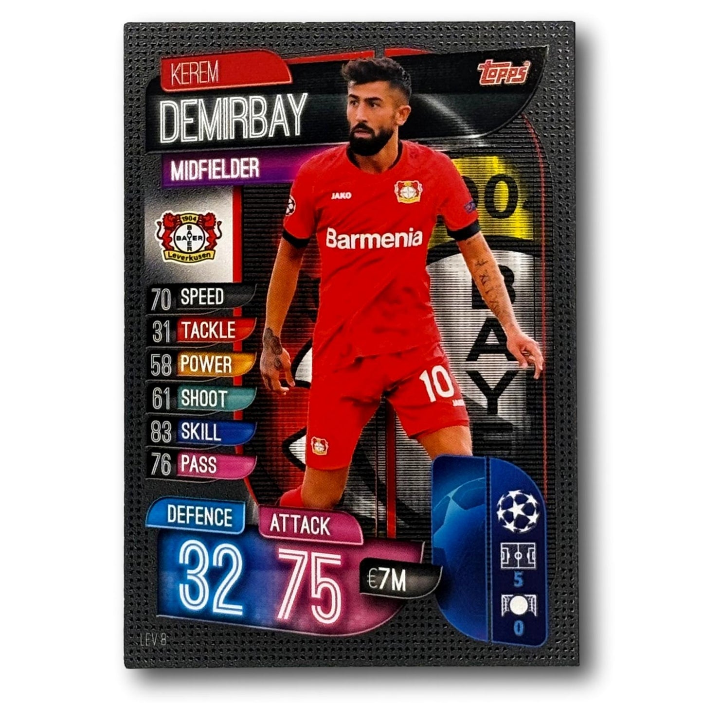 Topps Match Attax 2019/20 - Milieu de terrain - Kerem Demirbay
