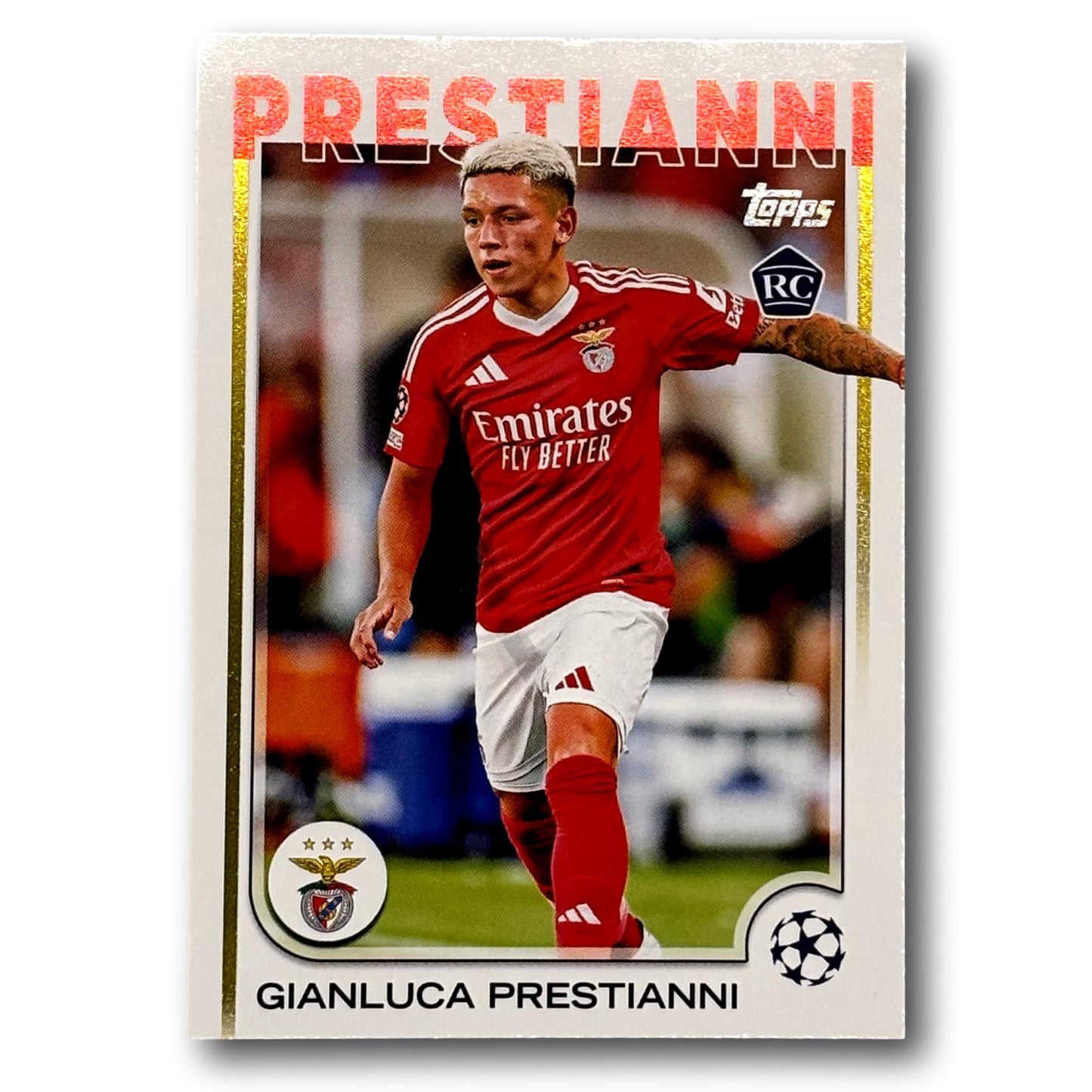 Topps UEFA Club Competition 2024/25 - Rookie Card - Gianluca Prestianni