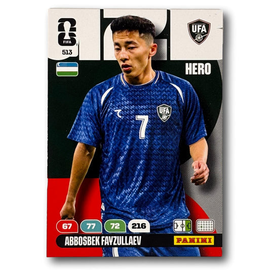 Adrenalyn Copa Mundial de la FIFA 2026 - Abbosbek Fayzullaev #513