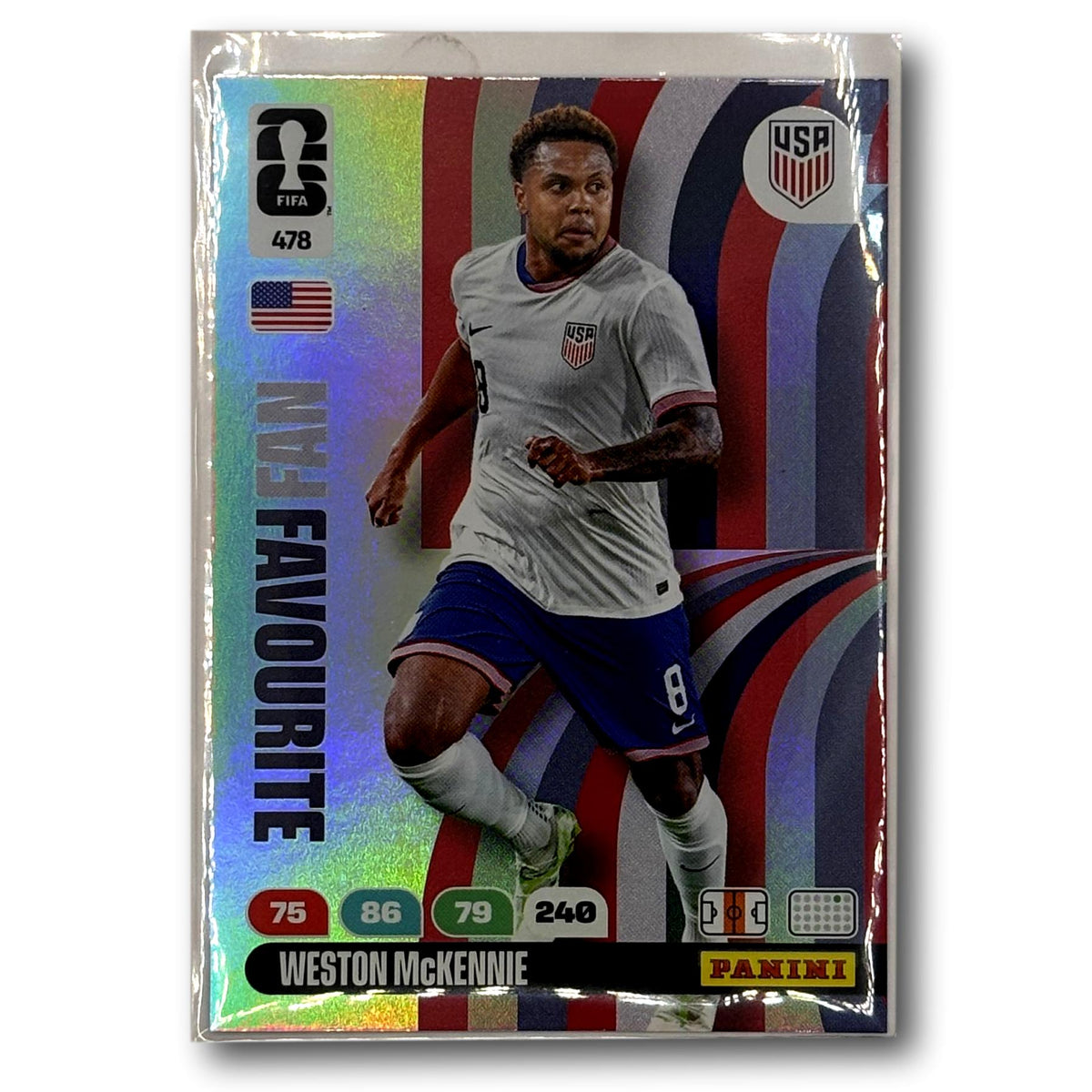Adrenalyn FIFA World Cup 2026 - Fan Favourite - Weston McKennie #478