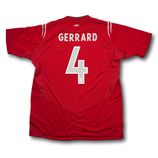 Angleterre - 2004-06 - Extérieur - L - Umbro - Gerrard #4