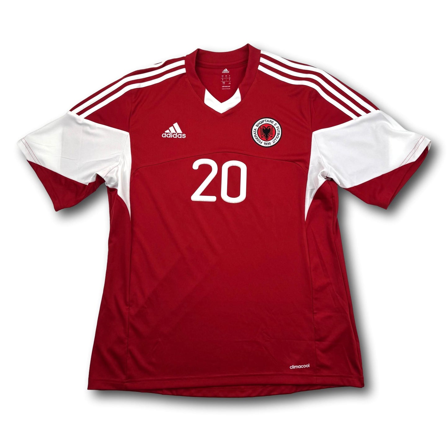 Albania - 2014-15 - Home - L - adidas - Kukeli #20