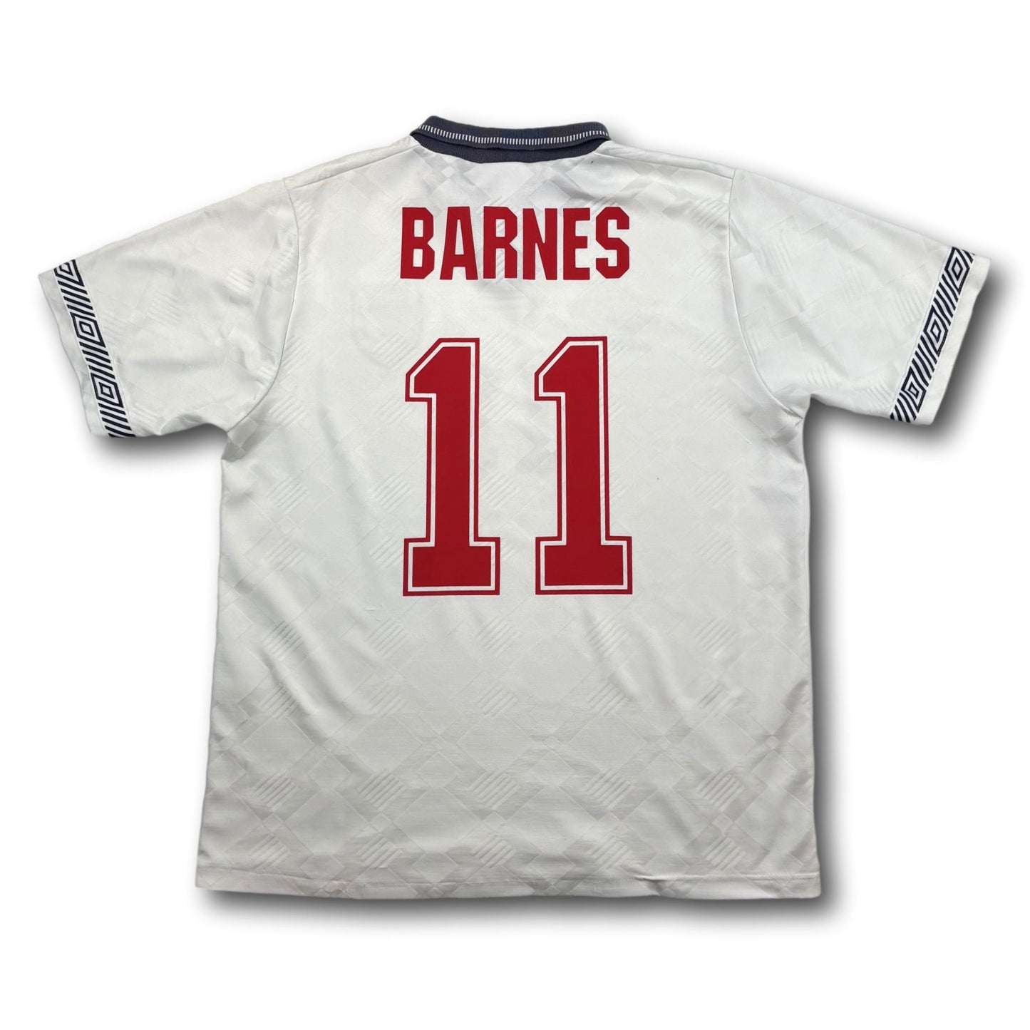 England - 1990-92 - Home - M / L - Umbro - Barnes #11