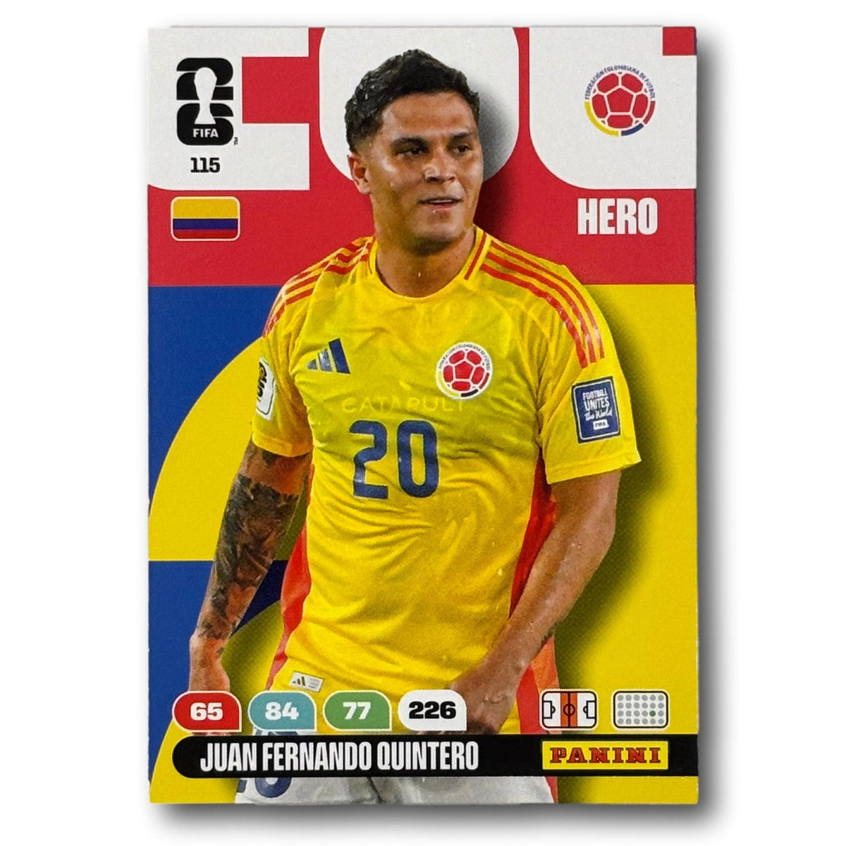 Adrenalyn FIFA World Cup 2026 - Juan Fernando Quintero #115