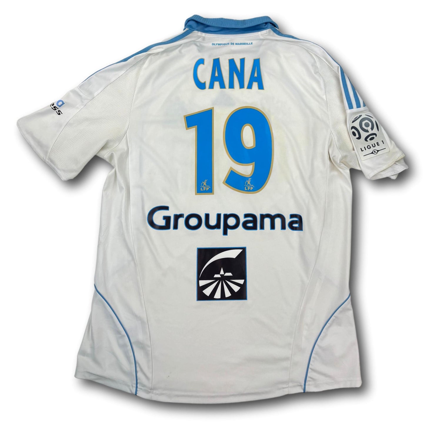 Olympique Marseille - 2008-09 - Home - L - adidas - Cana #19