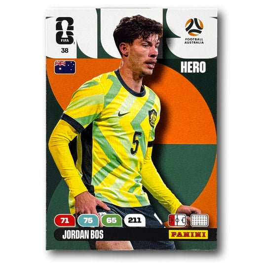 Adrenalyn Coupe du Monde de la FIFA 2026 - Jordan Bos #38