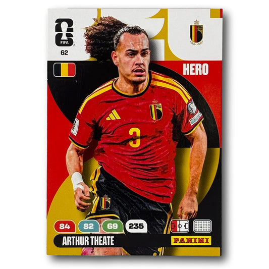 Adrenalyn FIFA World Cup 2026 - Arthur Theate n°62