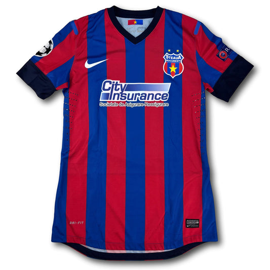 FCSB Bucarest - 2013-14 - Maillot porté en match - Domicile - M - Nike - Georgievski #17