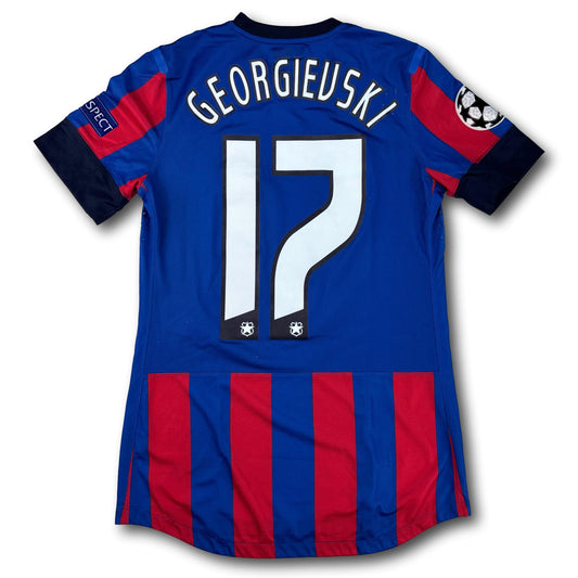 FCSB Bucarest - 2013-14 - Maillot porté en match - Domicile - M - Nike - Georgievski #17