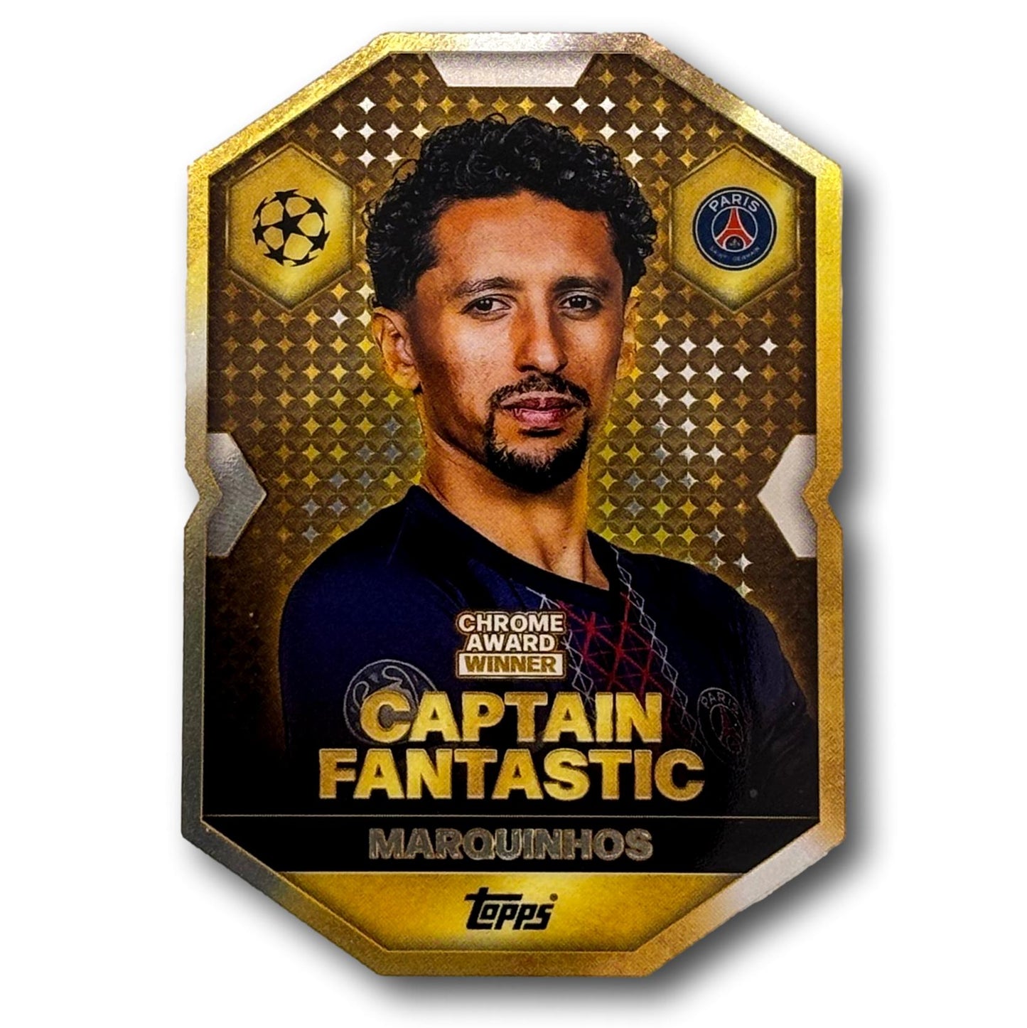 Topps Match Attax 2025/26 - Chrome Award Winner - Captain Fantastic - Marquinhos