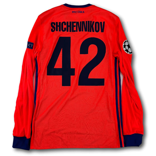ZSKA Moskau - 2017-19 - Matchworn - Auswärts - S / M - adidas - Shchennikov #42