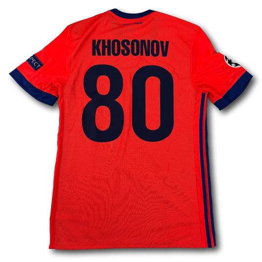 ZSKA Moskau - 2017-20 - Matchworn - Drittes - M / L - adidas - Khosonov #80