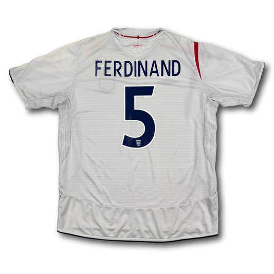 Angleterre - 2005-07 - Domicile - XL - Umbro - Ferdinand n° 5